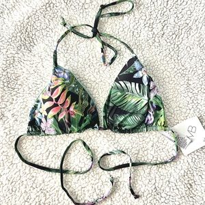 NWT The Bikini Lab- Tropical Bikini Top